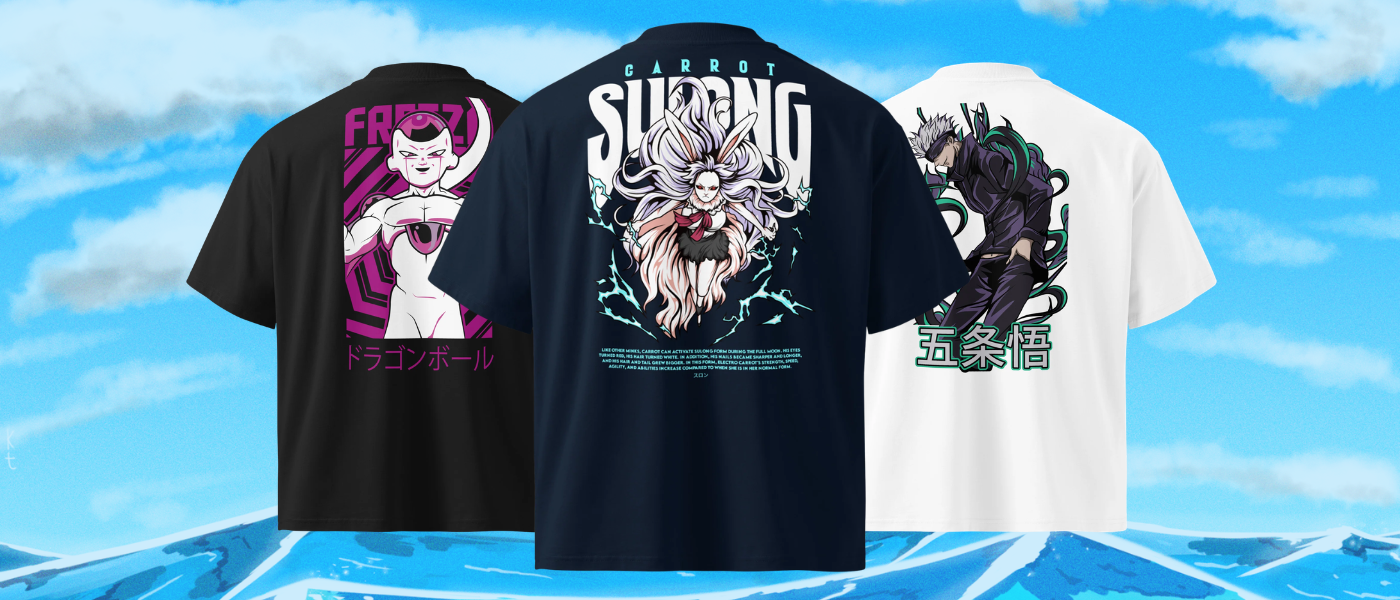 Playeras Oversize de Anime